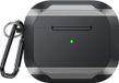 By Qubix Qubix AirPods 3 hoesje - TPU - Anti-val serie - Zwart / Grijs