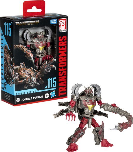 Transformers Hasbro Transformers: Rise of the Beasts Generations Studio Series Deluxe Class Action Figure Double Punch 11 cm Action Figuur