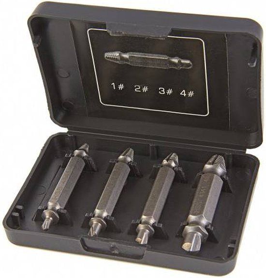 HBM 4-delige dolle schroeven removerset model Grabit
