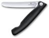 Victorinox Swiss Classic tomatenmes inklapbaar - 11cm - Zwart - Glad