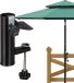 Merkloos Parasolhouder voor Balkon en Terras - Metaal, Veelkleurig, Asymmetrisch