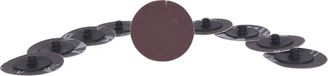 KS Tools 515.5082 Reserve schuurpads, Ø 50 mm, zand-papier 240, verpakking van 10 stuks