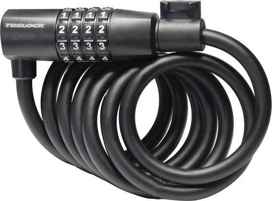 TRELOCK SK 108 Code Kabelslot - Zwart