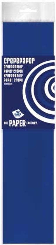 Haza Original Crêpepapier The Paper Factory 250 Cm Marineblauw