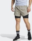 adidas Performance Designed 4 Running 2-in-1 Short - Heren - Groen - S