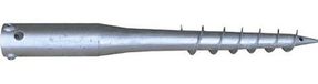 Tige de terre GSA02, Zn, A 800x68x1,8 mm, 3xM8