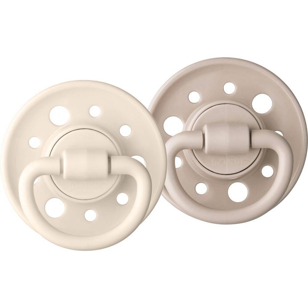 Dodie Gaia Rubber Pacifier Natural - Beige 0-6 Months DUO 2 pacifiers