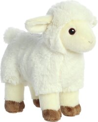 Aurora Pluche dieren knuffels schaap/lammetje van 20 cm - Knuffeldieren schapen speelgoed