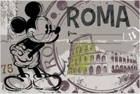 Egan Placemat In De Stad Rome Grijs Kunststof 45x30 cm