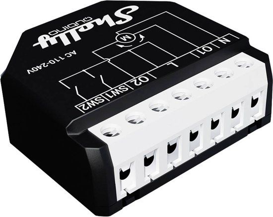 Shelly Wave Shutter Rolluikactor Z-Wave, Z-Wave+ - Zwart