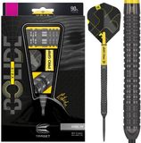 Target Darts Bolide Void Steel Tip Dartpijlen 23G Barrel 04 - 90% Tungsten met Swiss Point Technologie, Pro Grip Shafts en Pro Ultra Flights - Zwarte Titanium Nitride Coating