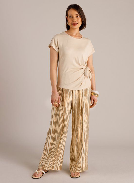 Yest Mariza T-shirt Vrouwen Light Sand 46