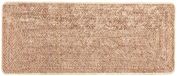 vidaXL Tapis MARSA Marron 100 x 200 cm Polyester et PVC
