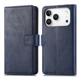 imoshion Luxe Bookcase - Geschikt voor Apple iPhone 18 Pro / 17 Pro - Donkerblauw