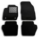 Ford Fiesta VI Restyling vloermatten 2011-2016 Fix Rond, precies passend, antislip, versterkte hielkussens van rubber