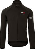 AGU Essential - Fietsshirt Heren - Thermo Jersey - Wielrenshirt - Zwart - Reflecterend - Fleece kraag - 3 zakken - S