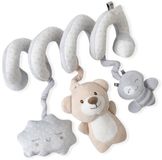 Interbaby Spirale d'activités pour nouveau-né | gris blanc | petit ours | nuage