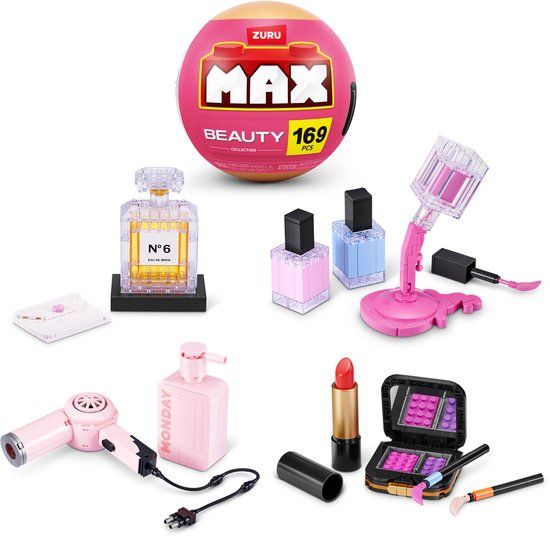 ZURU MAX Build More Premium Beauty Building Bricks Collection