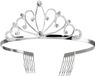 Boland Metalen tiara Royal Victoria