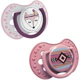 LOVI Indian Summer Siliconen Fopspeen 18m+ Roze 1 Stuk