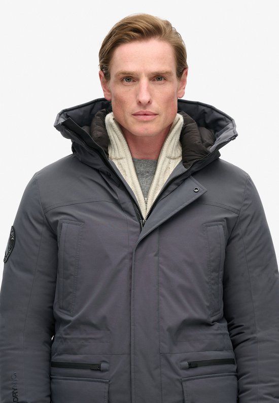 Superdry City Padded Parka Winterjas Heren - Maat L
