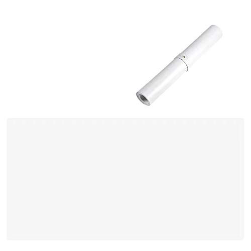 LL-COEUR Grote Kunstleer Waterbestendig Muismat Computer Kantoor Bureaulegger 2MM (800 x 400 x 2 mm, Wit)