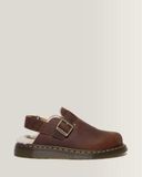 Dr. Martens Jorge II Mules doublées de fausse fourrure en Brun/Brun, Taille : 45