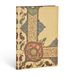 Paperblanks Lyon Florals- Visions of Paisley Ivory Kraft Ultra Lined Softcover Flexi Journal