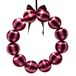 Vondels Vondels krans (roze/burgundy) (ø35.5cm)