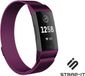 Strap-it Fitbit Charge 4 Milanese band - paars - Maat: S