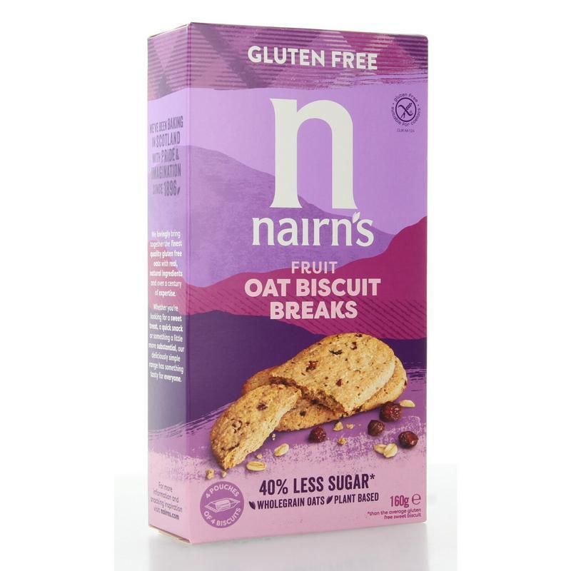 nairns Biscuit breaks oats & fruit 160g
