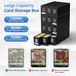 Verzameldoboos Boîte pour cartes à jouer - Boîte pour cartes TCG - Convient pour 12 000+ cartes - 48 séparateurs - Bande d'étiquettes - Tiroirs - Carton - Noir