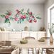 OEM Apple Blossom Photo Wallpaper - Landscape with Red Apples on White Background