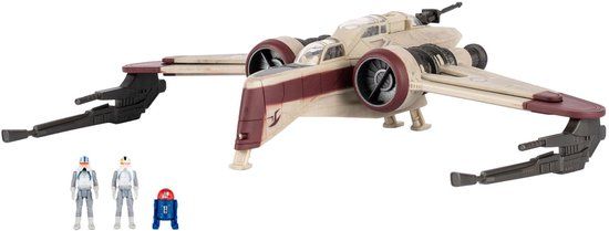 Jazwares STAR WARS - Deluxe Vehicle (8" Vehicle & Figure) - ARC 170- Series 8