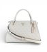GUESS Noelle II Luxury Satchel Handtas Bone Logo Beige