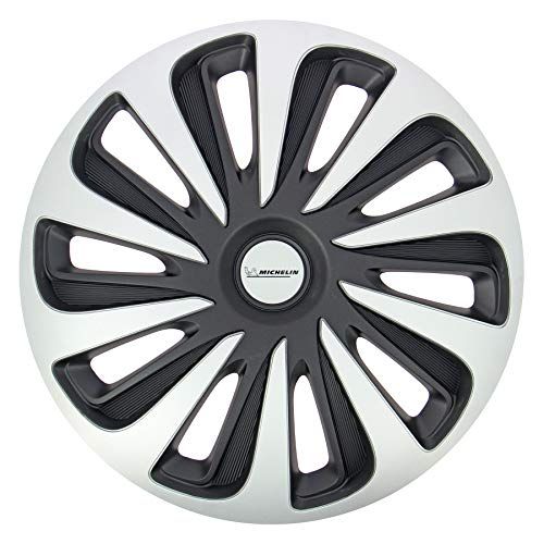 Michelin Wieldoppen 15 inch - zilver/zwart - nvs