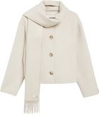 COMMA Reversibele Jas met Afneembare Sjaal Dames