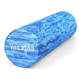 Yes4All Fasciarol voor rug, wervelkolom, benen, armen, 30/45/60/90 cm, medium harde schuimroller, schuimroller voor yoga, pilates, rek en fitness