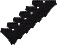 sloggi Dames string 6 pack GO Crush zwart XXL