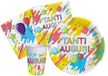 Tableware Tanti Auguri Fun Tableware Party Pack for 24 People (88 pcs)