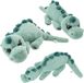 Depesche Dino World peluche dinosaure couché - vert clair - 50 cm