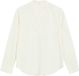 s.Oliver Blouse crème lange mouw V-hals katoen regular fit vrouwen 46