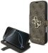 Guess 4G Big Metal Logo Book Wallet Case hoesje voor iPhone 17 Pro - Bruin