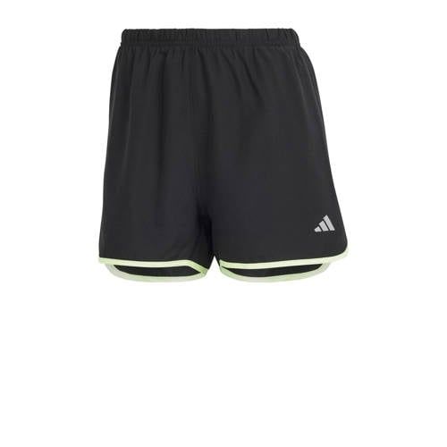 adidas Performance hardloopshort zwart/wit/geel