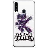 ERT GROUP mobiel telefoonhoesje voor Samsung A20S origineel en officieel erkend Marvel patroon Black Panther 017