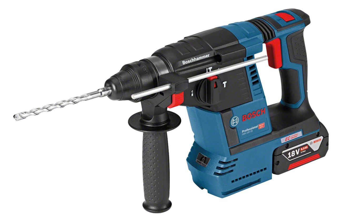 Bosch GBH 18V-26 Professional Cordless Rotary Hammer - SDS plus - Solo Tool