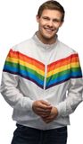 Boland Trainingsjasje Rainbow dude (M) - Volwassenen - Pride - Regenboog