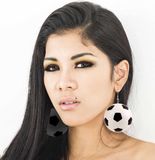 Folat Party Products Voetbal oorbellen