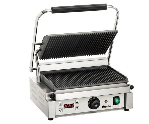 Bartscher 1RDIG - Contactgrill - RVS - 2200W