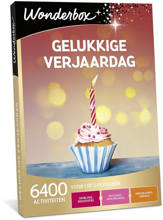 Wonderbox Gelukkige Verjaardag Cadeaubon
